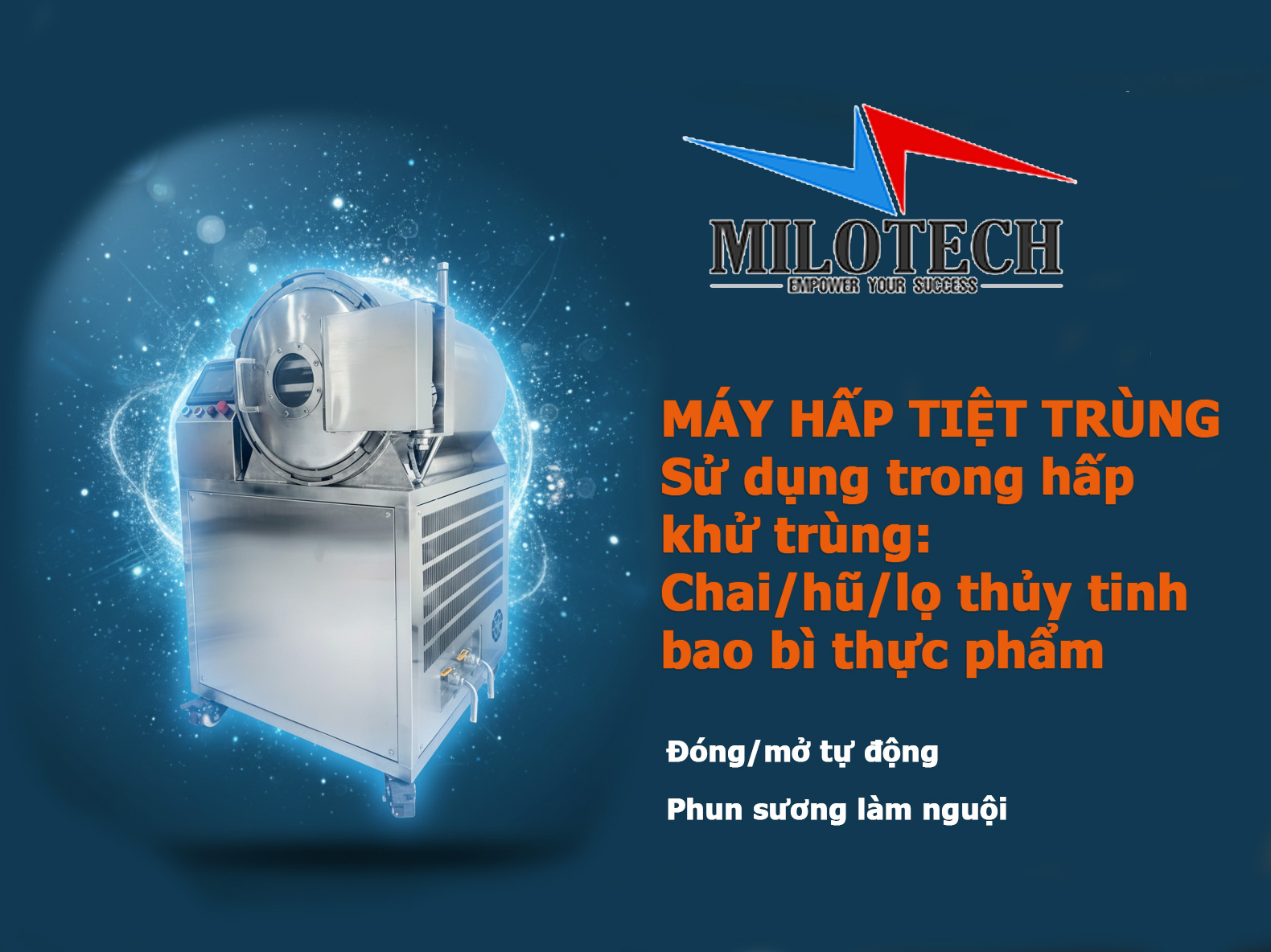 Tiệt Trùng Bao Bì Thủy Tinh & Thực Phẩm