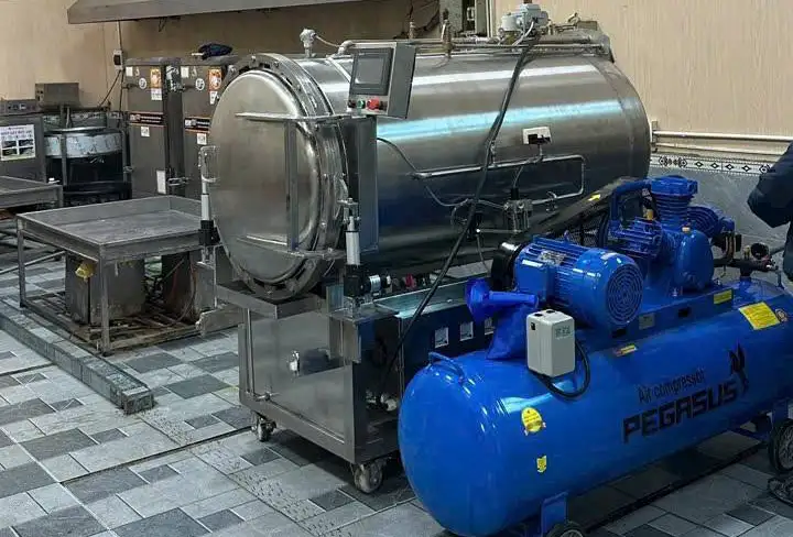 Máy hấp tiệt trùng thép không gỉ SUS304 cao cấp