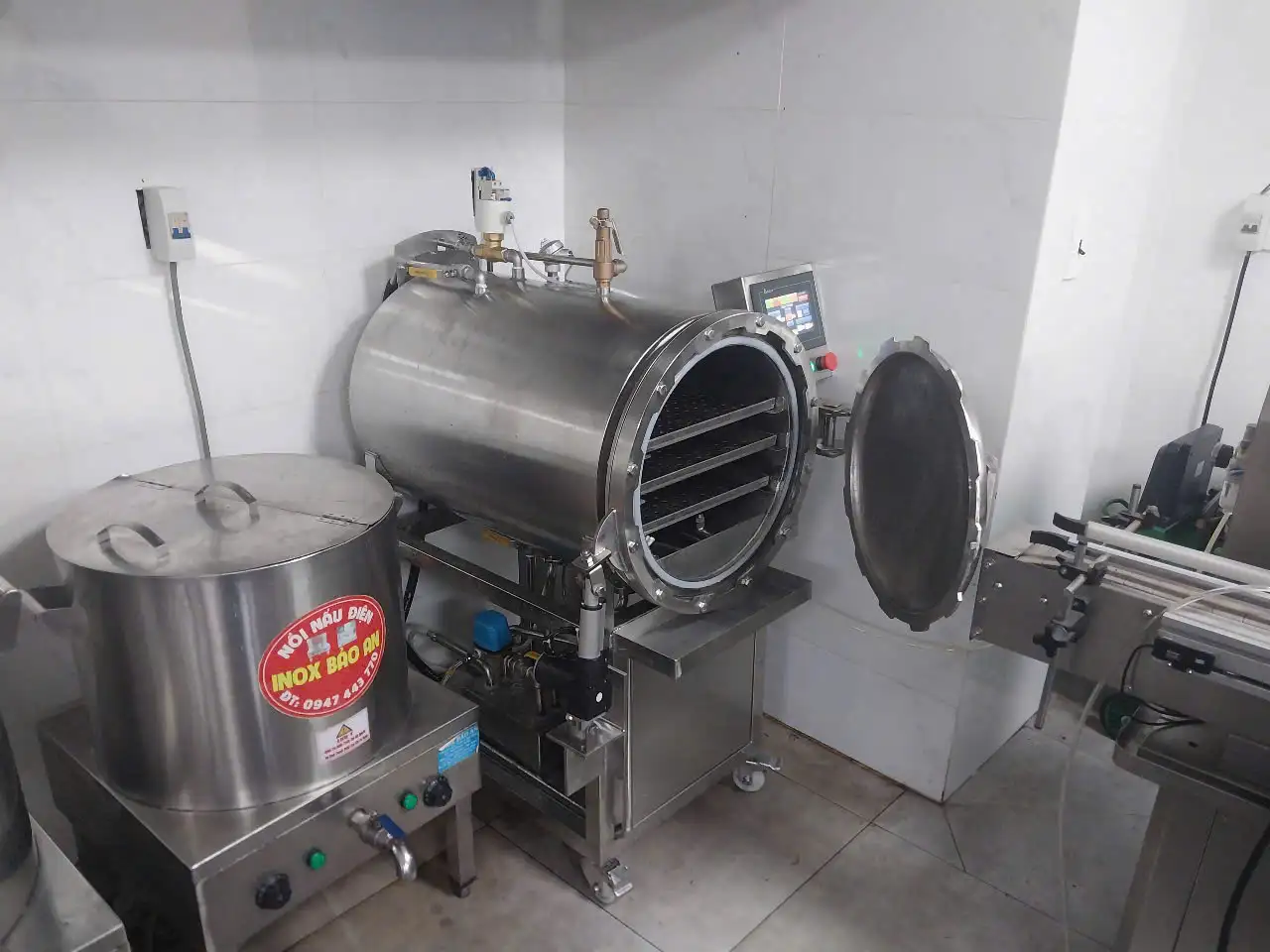 Máy hấp tiệt trùng MILO tăng giá trị sản phẩm